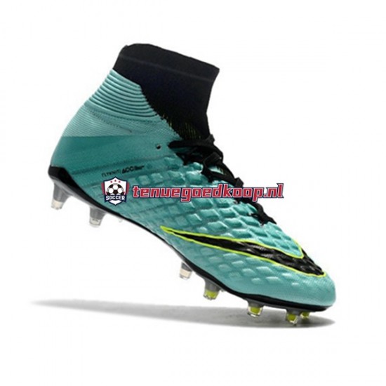 Voetbalschoenen Nike Phantom Hypervenom 3 Elite DF FG Blauw Zwart