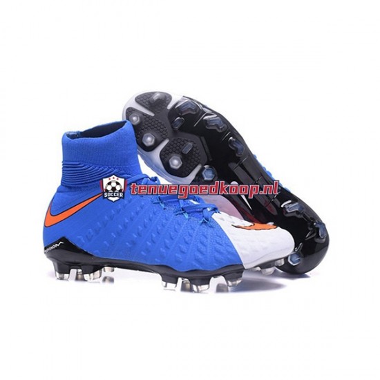 Voetbalschoenen Nike Phantom Hypervenom 3 Elite DF FG Rood Blauw Wit