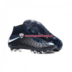 Voetbalschoenen Nike Phantom Hypervenom III Elite DF FG Wit Zwart