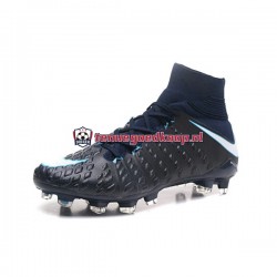 Voetbalschoenen Nike Phantom Hypervenom III Elite DF FG Wit Zwart