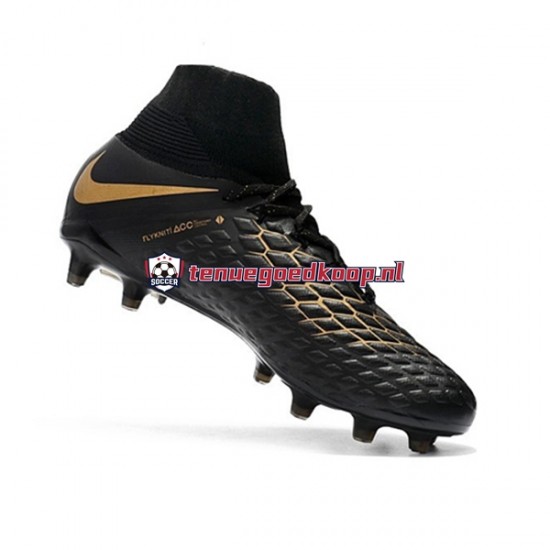 Voetbalschoenen Nike Phantom Hypervenom III Elite DF FG Geel Zwart