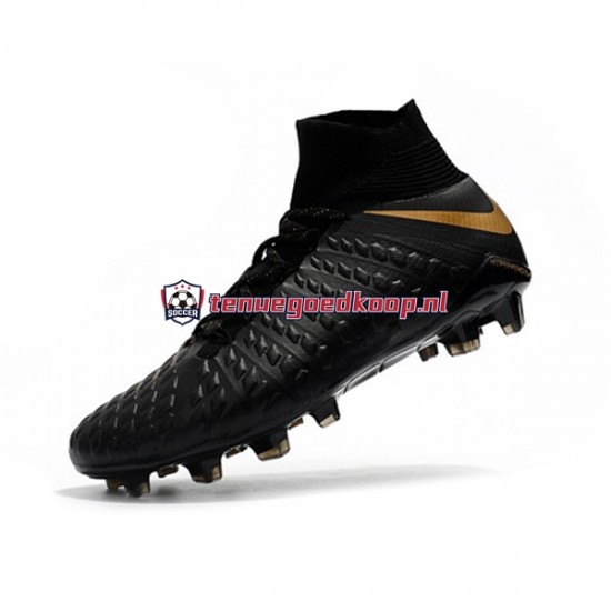 Voetbalschoenen Nike Phantom Hypervenom III Elite DF FG Geel Zwart