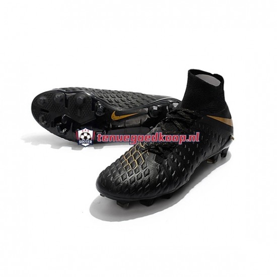 Voetbalschoenen Nike Phantom Hypervenom III Elite DF FG Geel Zwart