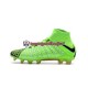 Voetbalschoenen Nike Phantom Hypervenom III Elite DF FG Groente Zwart