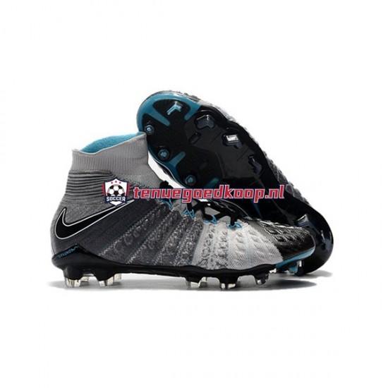 Voetbalschoenen Nike Phantom Hypervenom III Elite DF FG Grijs Zwart