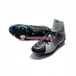 Voetbalschoenen Nike Phantom Hypervenom III Elite DF FG Grijs Zwart