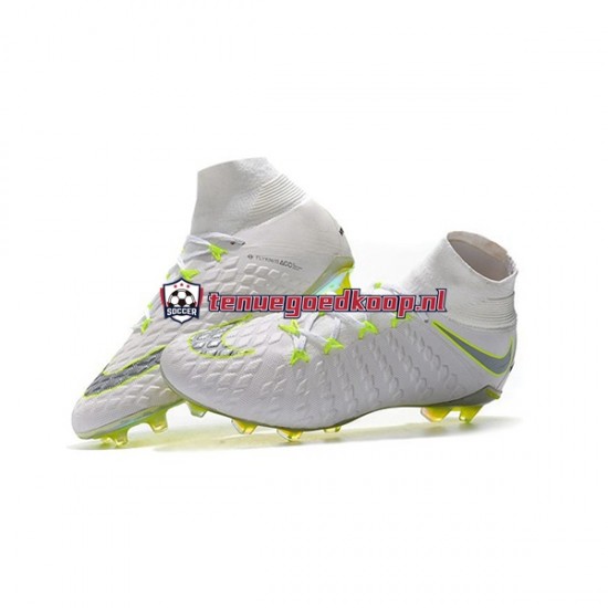 Voetbalschoenen Nike Phantom Hypervenom III Elite DF FG Grijs Wit