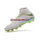 Voetbalschoenen Nike Phantom Hypervenom III Elite DF FG Grijs Wit