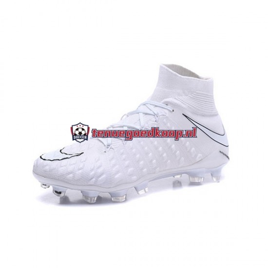 Voetbalschoenen Nike Phantom Hypervenom III Elite DF FG Wit