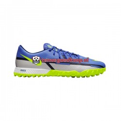 Voetbalschoenen Nike React Phantom GT2 Recharge Pro TF Grijs Blauw Geel