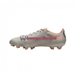 Voetbalschoenen Nike Tiempo Legend IX Academy FGMG Lucent Grijs Oranje