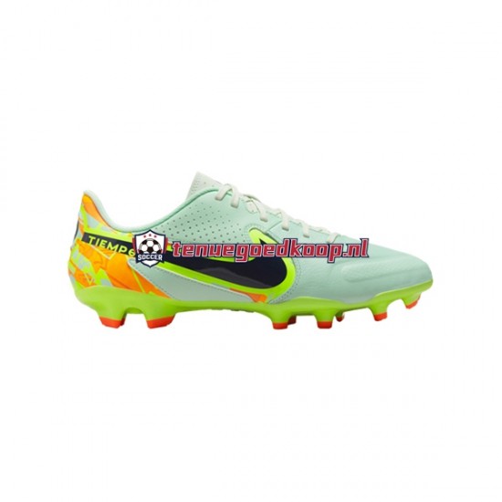 Voetbalschoenen Nike Tiempo Legend IX Bonded Academy FGMG Blauw Groente