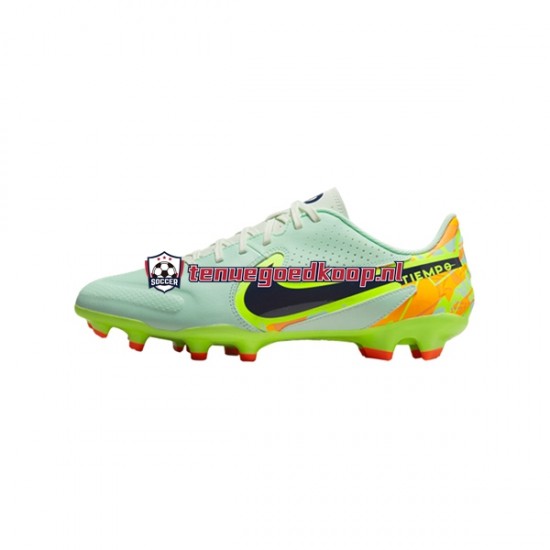 Voetbalschoenen Nike Tiempo Legend IX Bonded Academy FGMG Blauw Groente