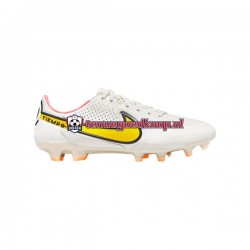 Voetbalschoenen Nike Tiempo Legend IX Pro FG Lucent Grijs Oranje