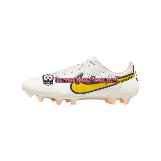 Voetbalschoenen Nike Tiempo Legend IX Pro FG Lucent Grijs Oranje