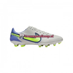 Voetbalschoenen Nike Tiempo Legend IX Recharge Pro FG Grijs Blauw Geel