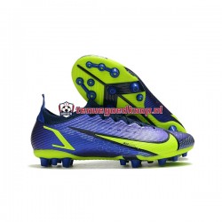 Voetbalschoenen Nike Vapor 14 Elite PRO AG Blauw Groente