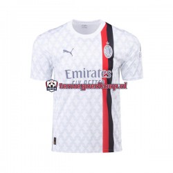 Uit Tenue van AC Milan Heren 2023-24 Korte Mouw