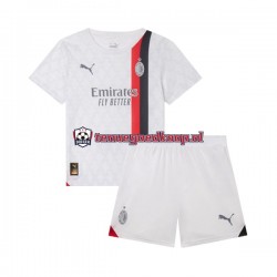 Uit Tenue van AC Milan Kind 2-13 jaar 2023-24 Korte Mouw