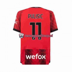 Thuis Tenue van AC Milan Christian Pulisic 11 Heren 2023-24 Korte Mouw