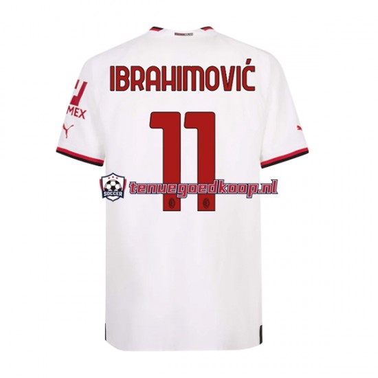 Uit Tenue van AC Milan Ibrahimovic 11 Heren 2022-23 Korte Mouw