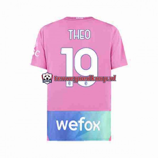 3de Tenue van AC Milan THEO 19 Heren 2023-24 Korte Mouw