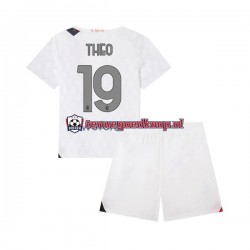 Uit Tenue van AC Milan Theo 19 Kind 2-13 jaar 2023-24 Korte Mouw