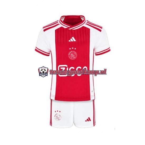 Thuis Tenue van AFC Ajax Kind 2-13 jaar 2023-24 Korte Mouw