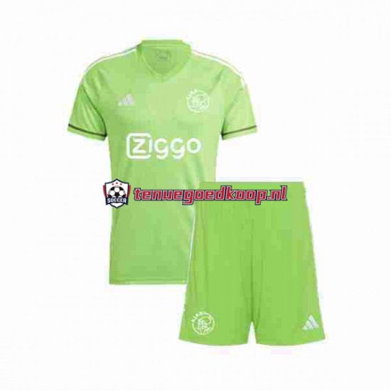 Thuis Tenue van AFC Ajax Keepersshirt Kind 2-13 jaar 2023-24 Korte Mouw