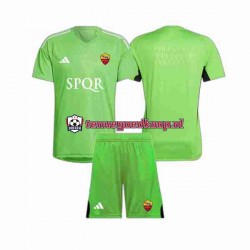 Uit Tenue van AS Roma Keepersshirt Kind 2-13 jaar 2023-24 Korte Mouw