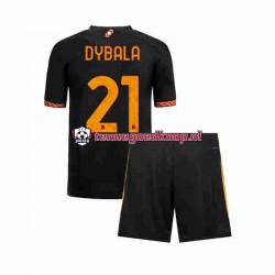 3de Tenue van AS Roma Paulo Dybala 21 Kind 2-13 jaar 2023-24 Korte Mouw