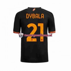 3de Tenue van AS Roma Paulo Dybala 21 Heren 2023-24 Korte Mouw