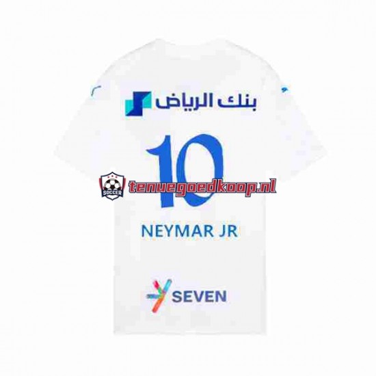 Uit Tenue van Al Hilal Neymar JR 10 Heren 2023-24 Korte Mouw