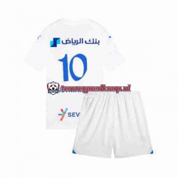 Uit Tenue van Al Hilal Neymar JR 10 Kind 2-13 jaar 2023-24 Korte Mouw