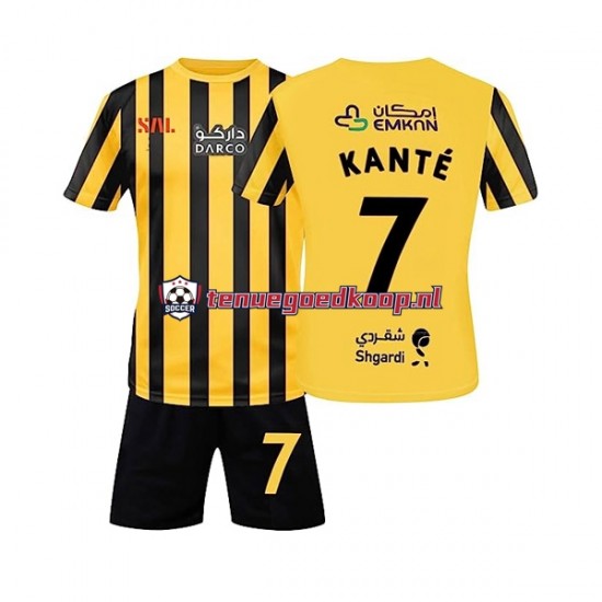 Thuis Tenue van Al-Ittihad Kante 7 Kind 2-13 jaar 2022-23 Korte Mouw