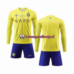 Thuis Tenue van Al-Nassr Kind 2-13 jaar 2023-24 Lange Mouw