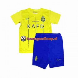 Thuis Tenue van Al-Nassr Kind 2-13 jaar 2023-24 Korte Mouw