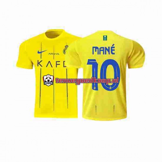 Thuis Tenue van Al-Nassr Mane 10 Heren 2023-24 Korte Mouw