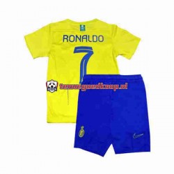 Thuis Tenue van Al-Nassr Ronaldo 7 Kind 2-13 jaar 2023-24 Korte Mouw