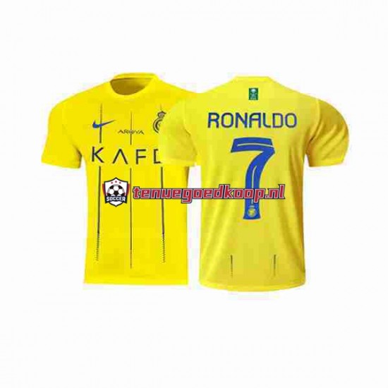 Thuis Tenue van Al-Nassr Ronaldo 7 Heren 2023-24 Korte Mouw