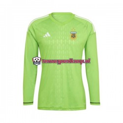 Thuis Tenue van Argentinië Keepersshirt Heren WK 2022 Lange Mouw