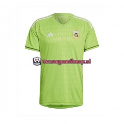 Thuis Tenue van Argentinië Keepersshirt Heren WK 2022 Korte Mouw