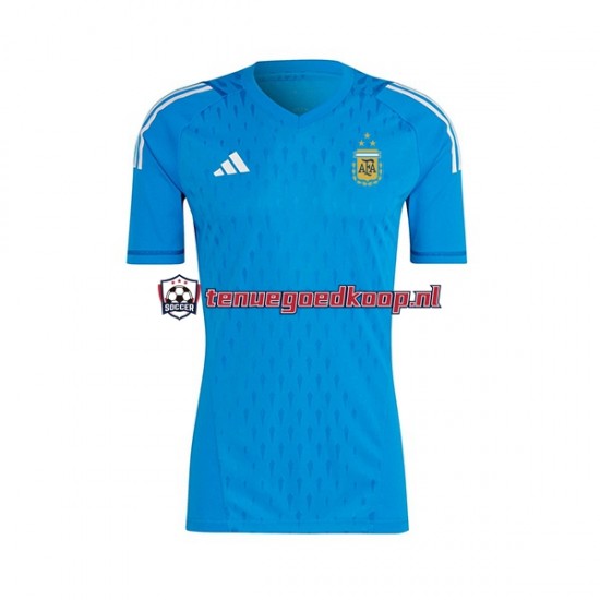 3de Tenue van Argentinië Keepersshirt Heren 2023 Korte Mouw