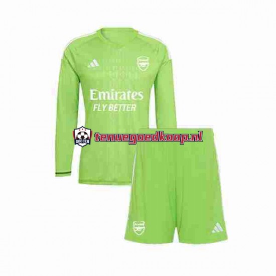 3de Tenue van Arsenal Keepersshirt Kind 2-13 jaar 2023-24 Lange Mouw