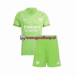 3de Tenue van Arsenal Keepersshirt Kind 2-13 jaar 2023-24 Korte Mouw