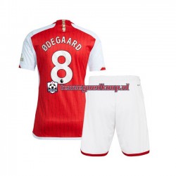 Thuis Tenue van Arsenal Martin Odegaard 8 Kind 2-13 jaar 2023-24 Korte Mouw