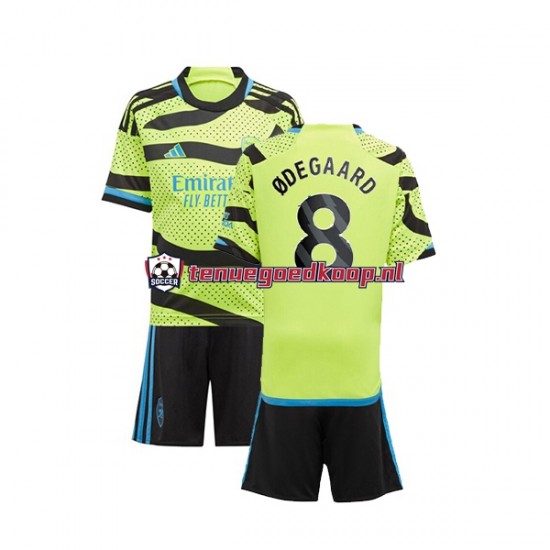 Uit Tenue van Arsenal Odegaard 8 Kind 2-13 jaar 2023-24 Korte Mouw