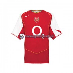 Thuis Retro Tenue van Arsenal Heren 2004 Korte Mouw