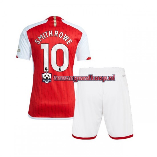 Thuis Tenue van Arsenal Smith Rowe 10 Kind 2-13 jaar 2023-24 Korte Mouw