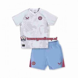 Uit Tenue van Aston Villa Kind 2-13 jaar 2023-24 Korte Mouw